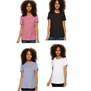 NWT Felina Slub Cotton Crew Neck Tee In Colors Size Medium Large XL 2XL $30